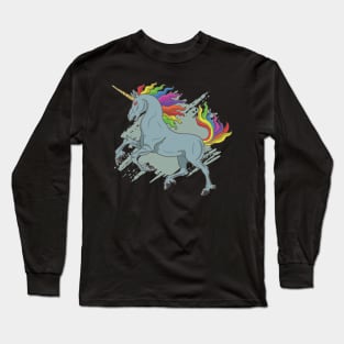 The Angry Unicorn Long Sleeve T-Shirt